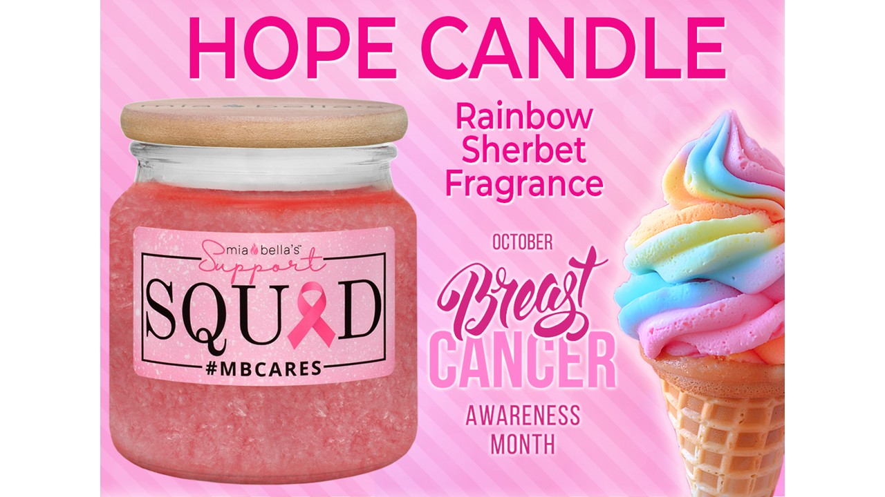Breast Cancer Awareness Cause Candle