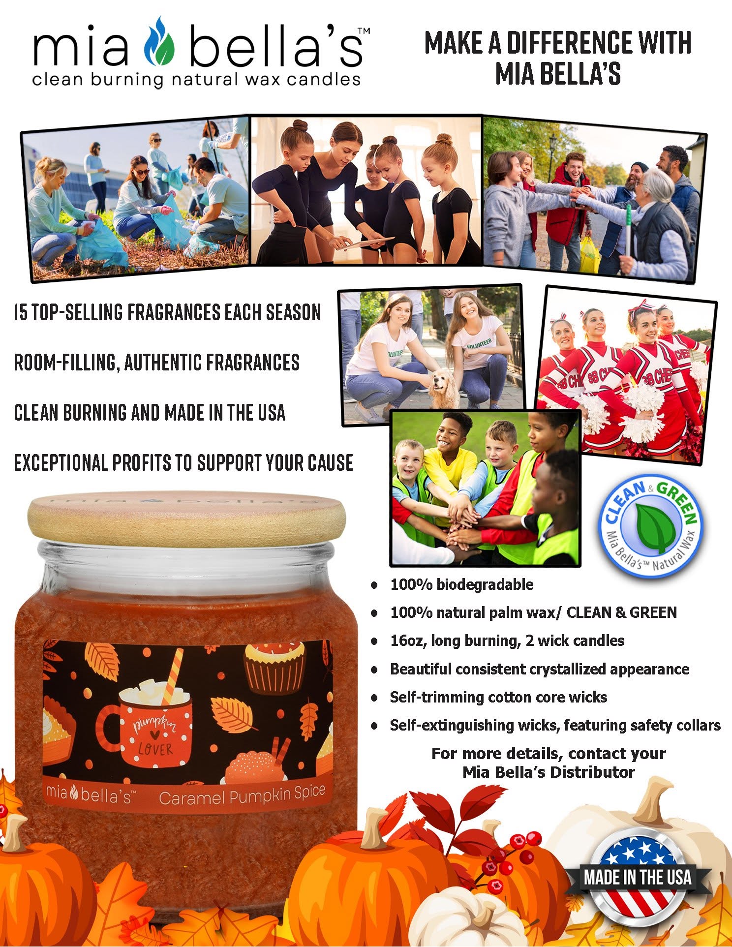 Mia Bella's Candle Fundraiser - Fundraising Flyer