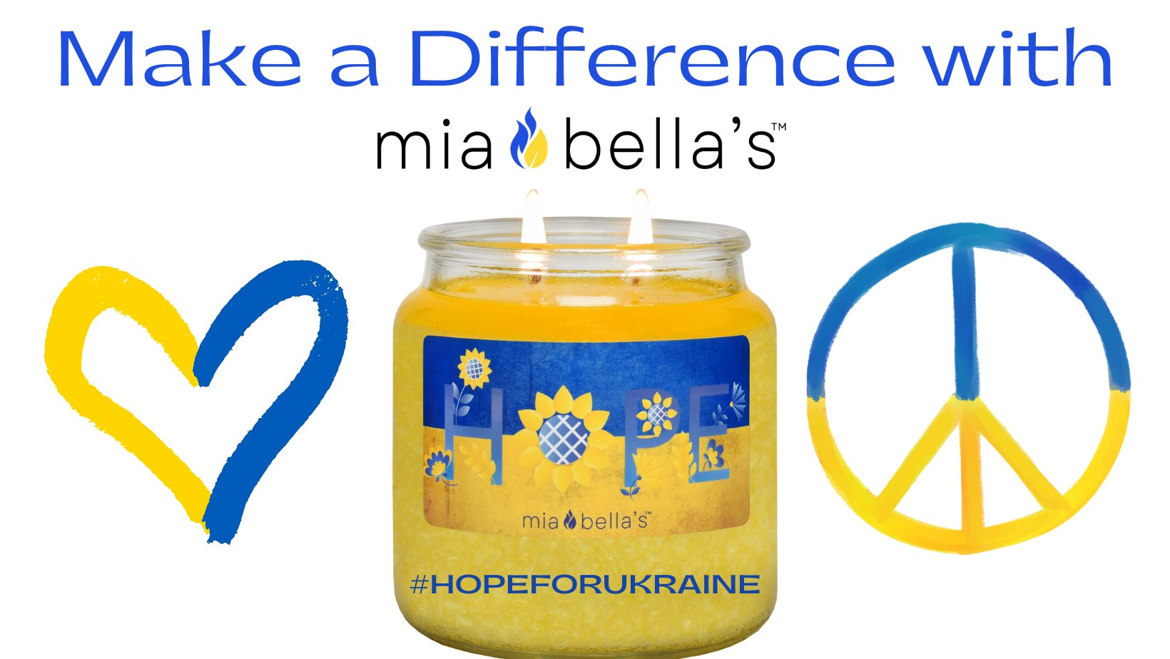 Hope for Ukraine Candle Fundraiser