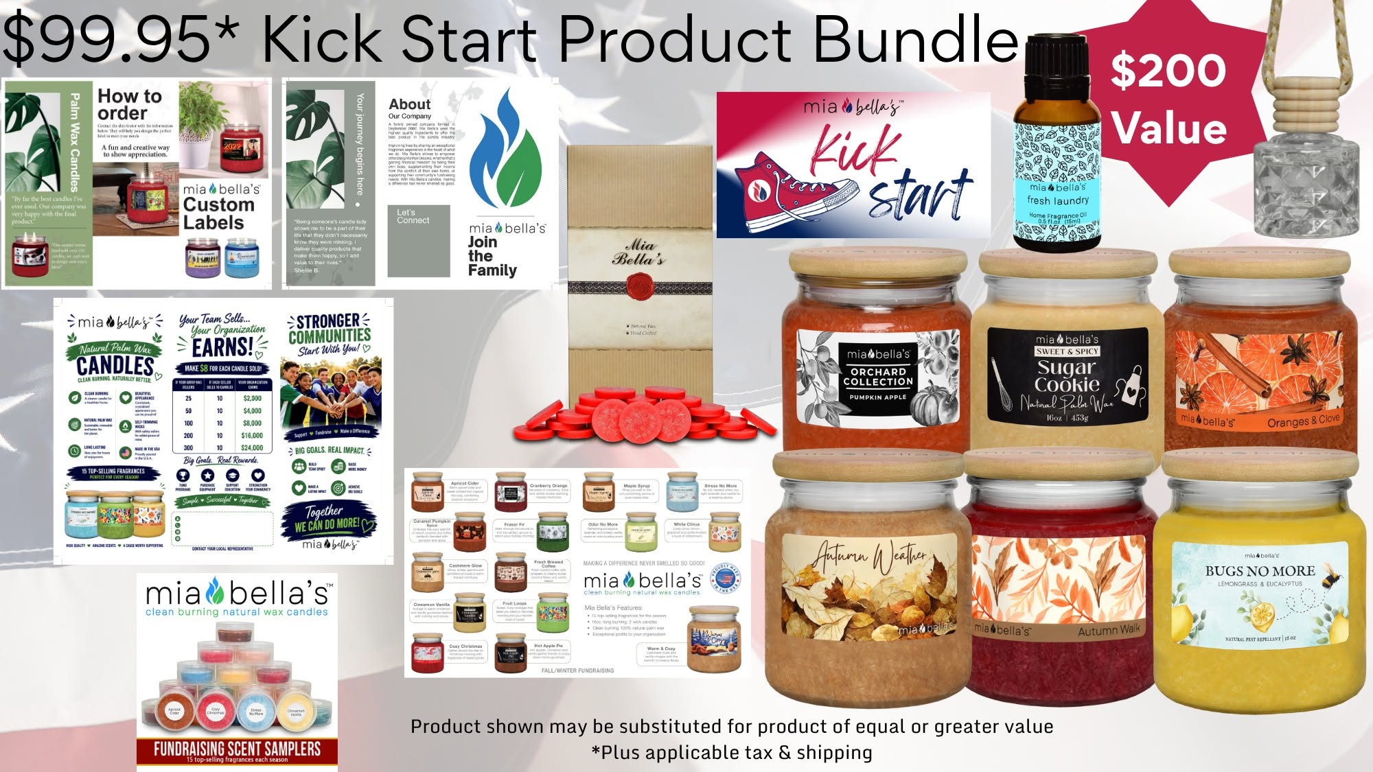Mia Bella's Candles Kick Start Product Bundle
