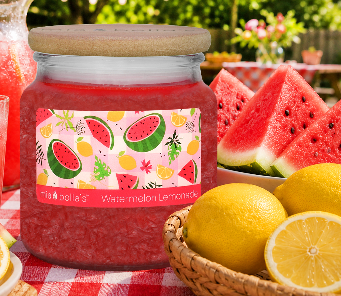 Mia Bella's Candle - Watermelon Lemonade Fragrance