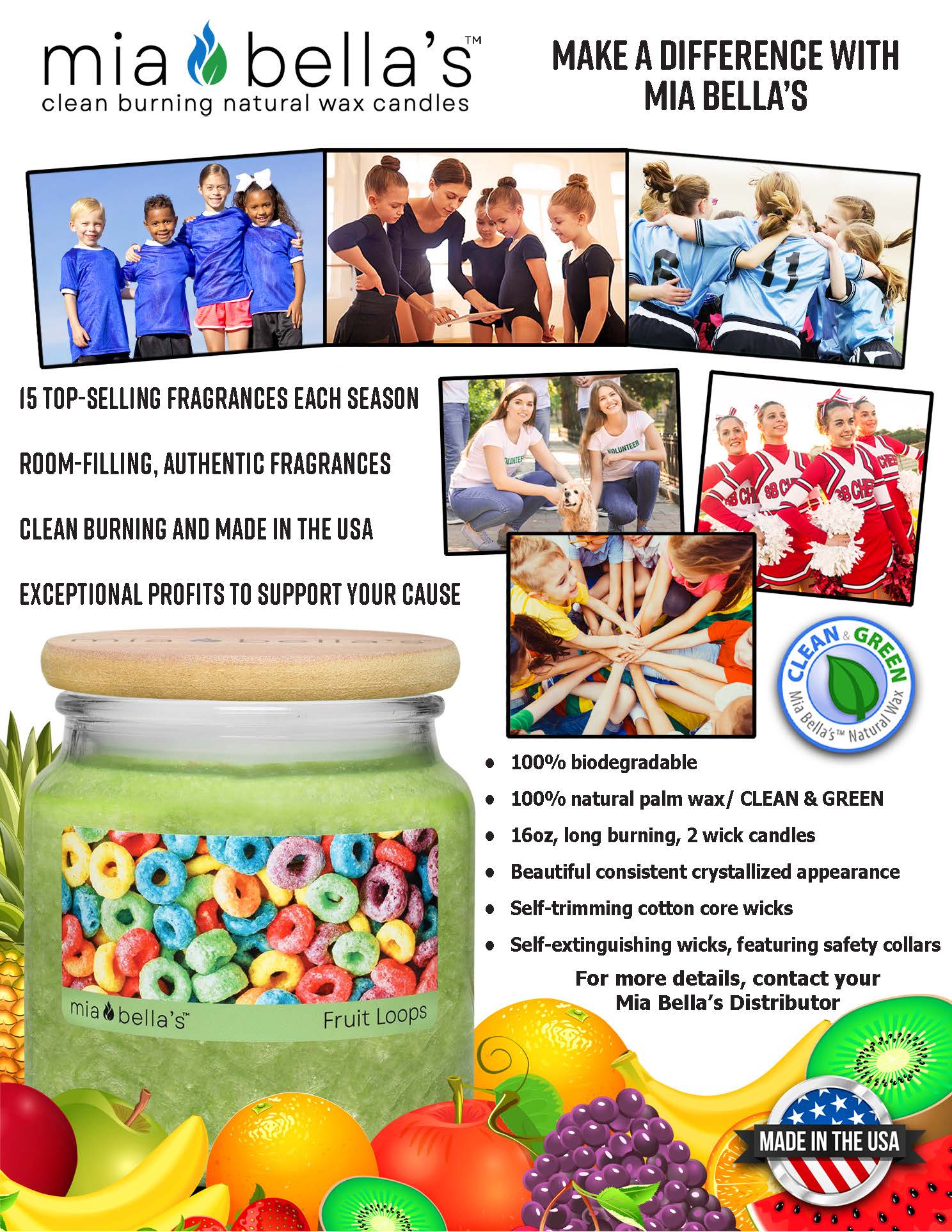 Mia Bella's Candle Fundraiser - Fundraising Flyer