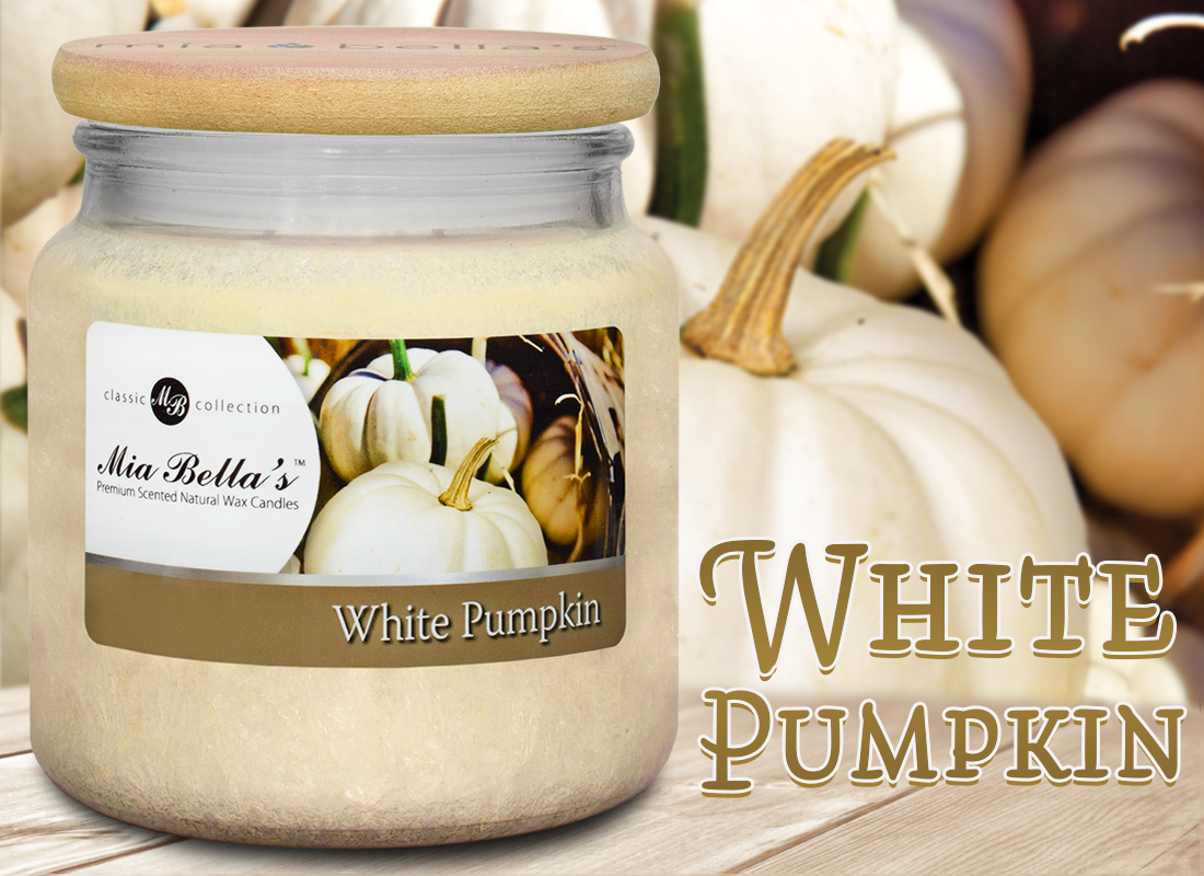 White Pumpkin Scented Candle